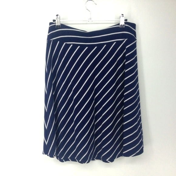 Talbots Petite Sailor Striped Skirt Size MP - Picture 3 of 5
